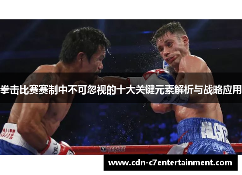 拳击比赛赛制中不可忽视的十大关键元素解析与战略应用