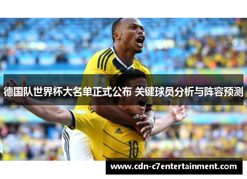 德国队世界杯大名单正式公布 关键球员分析与阵容预测