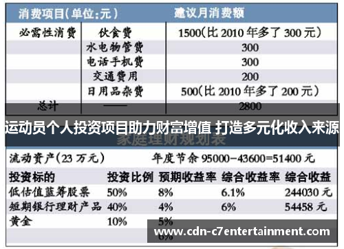 运动员个人投资项目助力财富增值 打造多元化收入来源 运动员个人投资项目助力财富增值 打造多元化收入来源